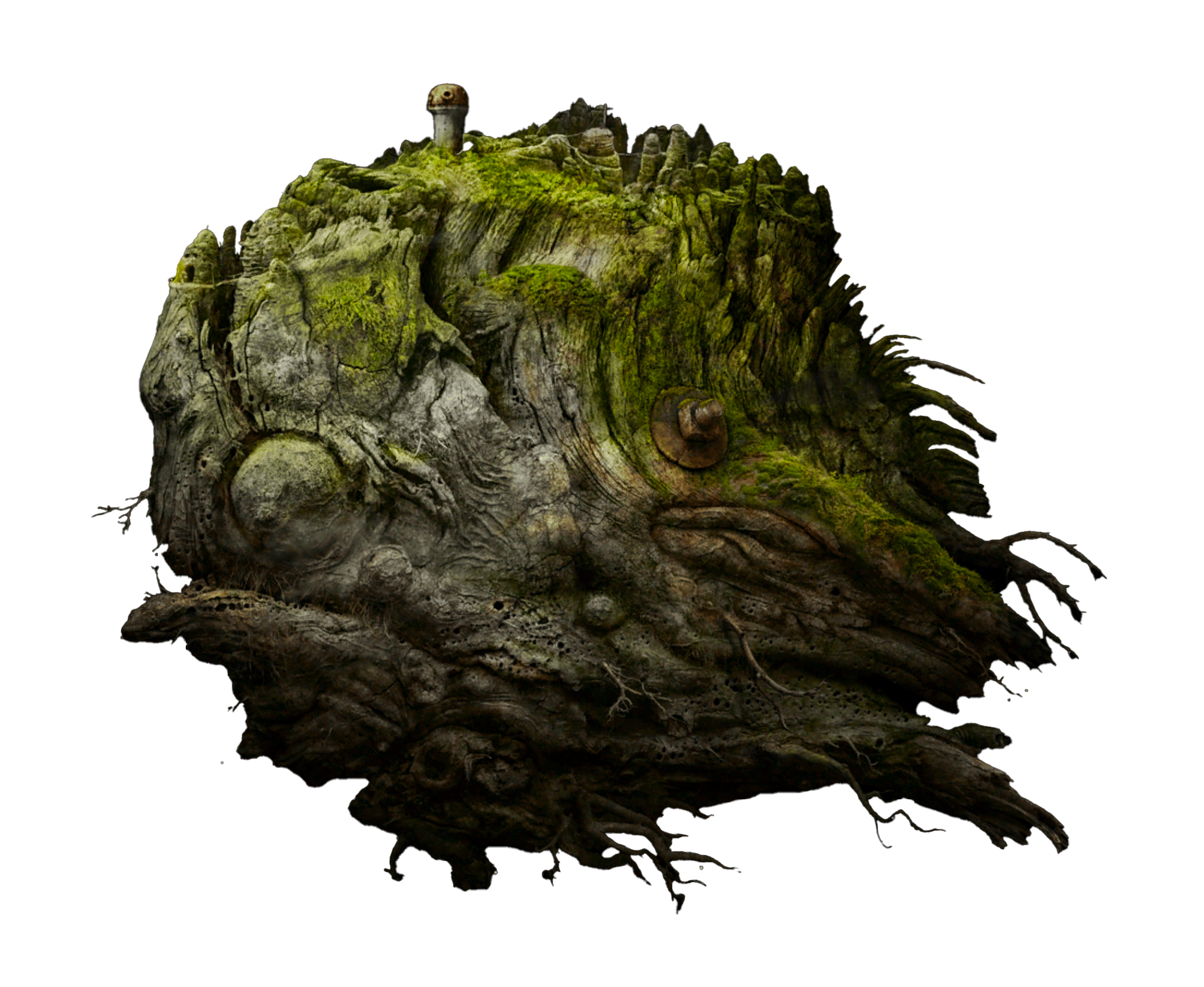 Rocky moss-covered island from Samorost 3